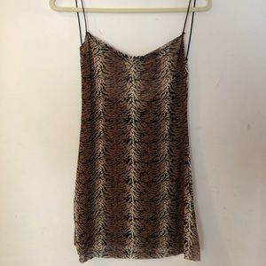 Etoile zebra print cover up